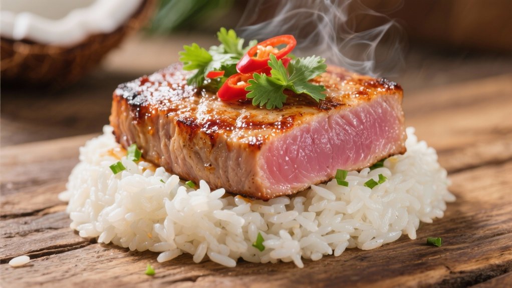 coconut rice enhances meals