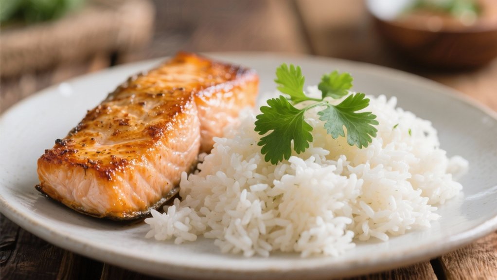 coconut rice with cilantro