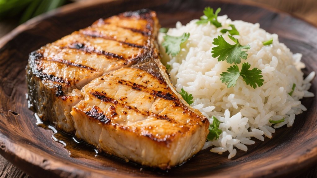 coconut rice with cilantro