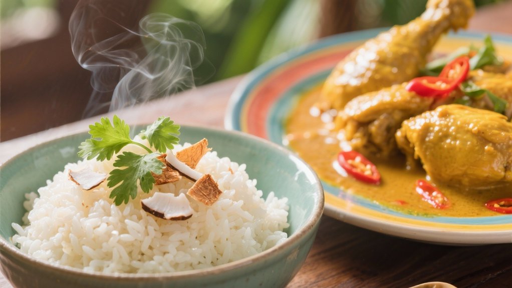 coconut rice with spices