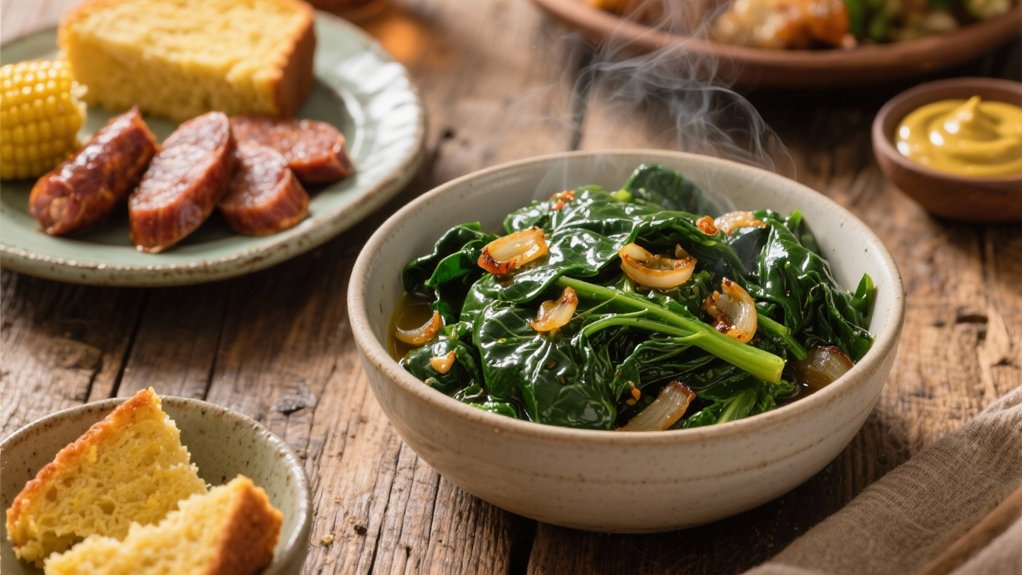 collard greens with sausage