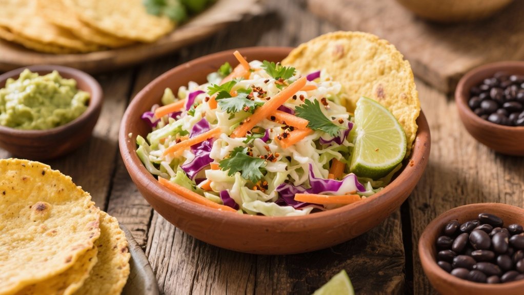 colorful and zesty coleslaw