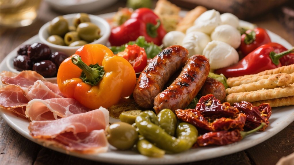colorful antipasto platter ideas