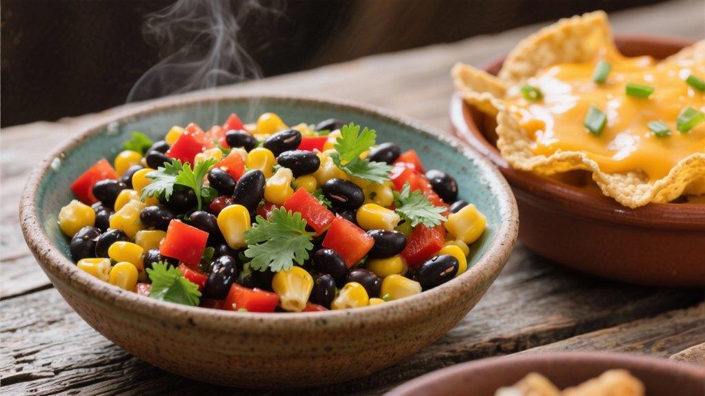 colorful black bean salad