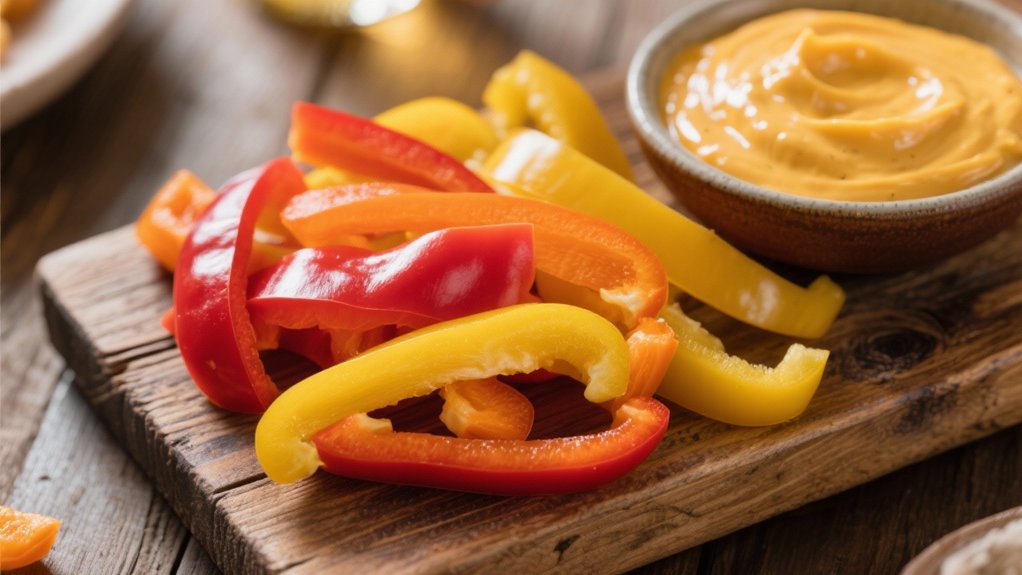 colorful crunchy bell peppers