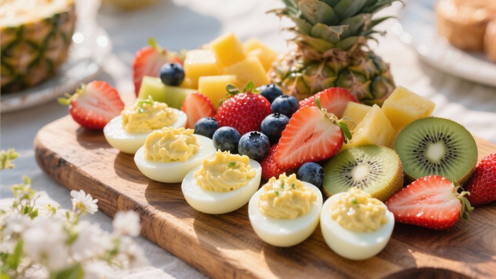 colorful fruit platter delight