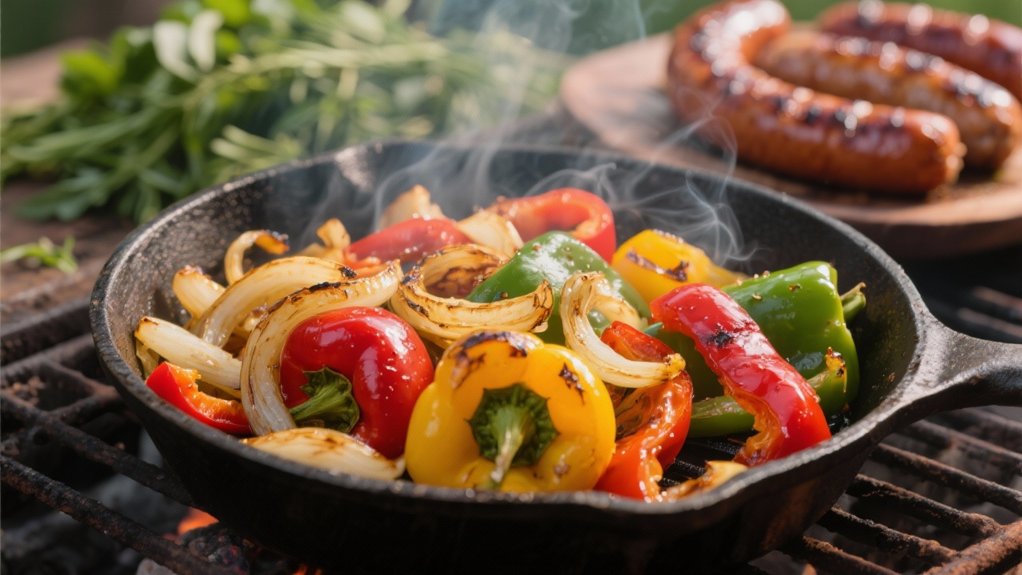 colorful grilled vegetable side