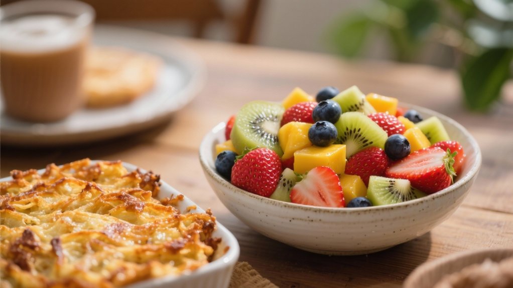 colorful invigorating fruit salad