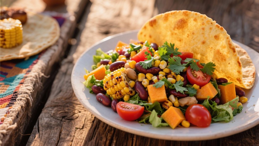 colorful native american salad