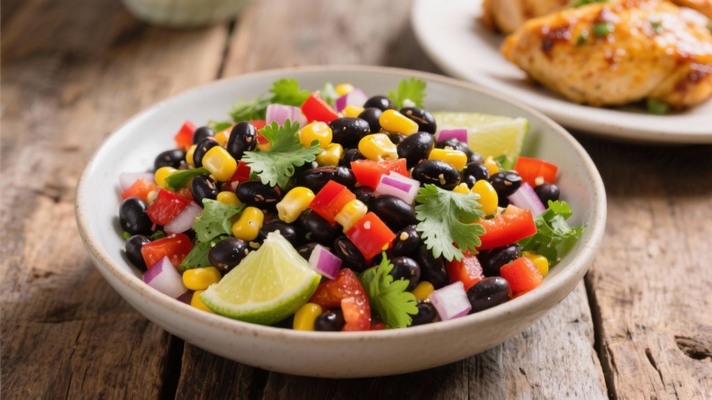 colorful nutritious bean salad