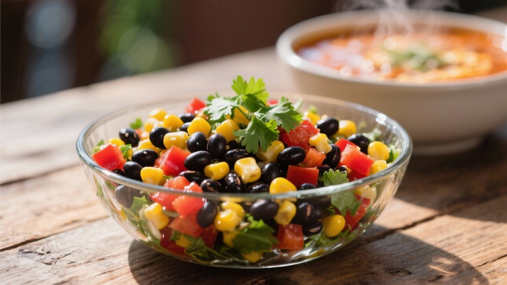 colorful nutritious bean salad