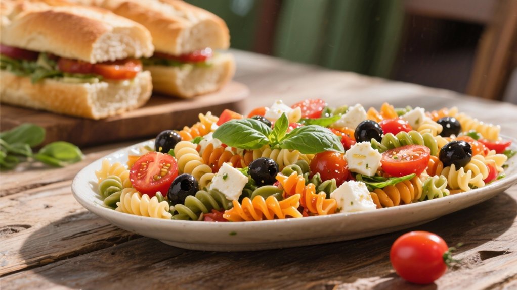 colorful pasta salad supreme