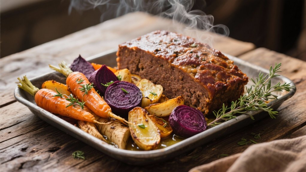 colorful roasted root vegetables