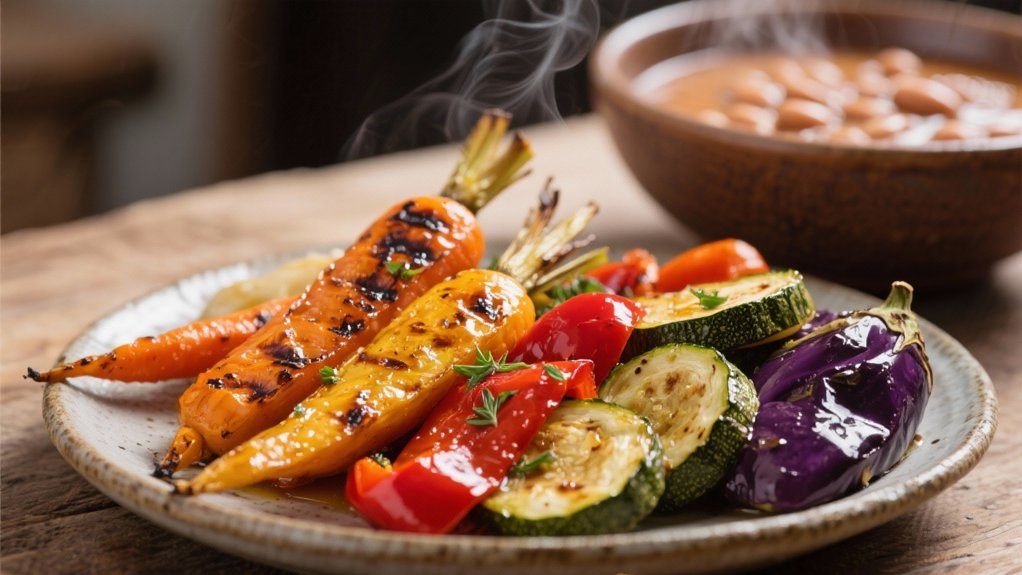 colorful roasted vegetable medley