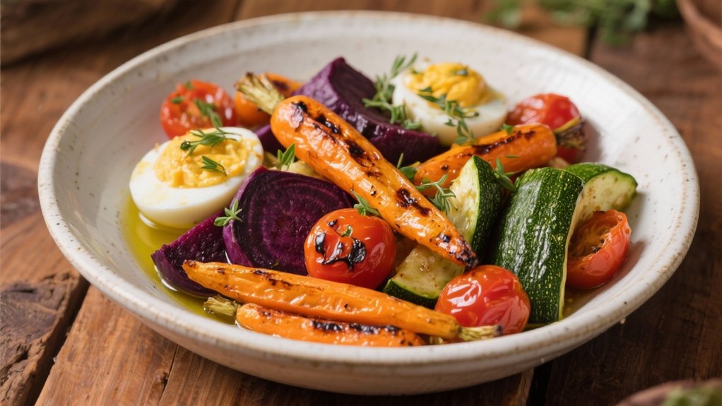 colorful roasted vegetable medley