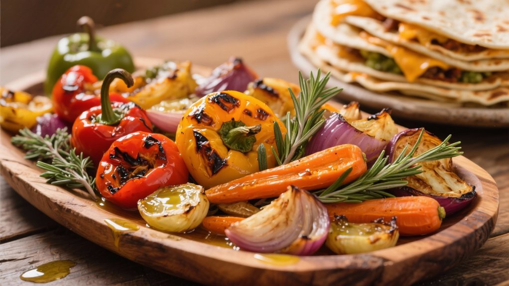 colorful roasted vegetable medley