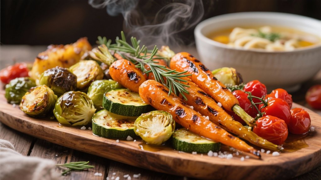 colorful roasted vegetable medley