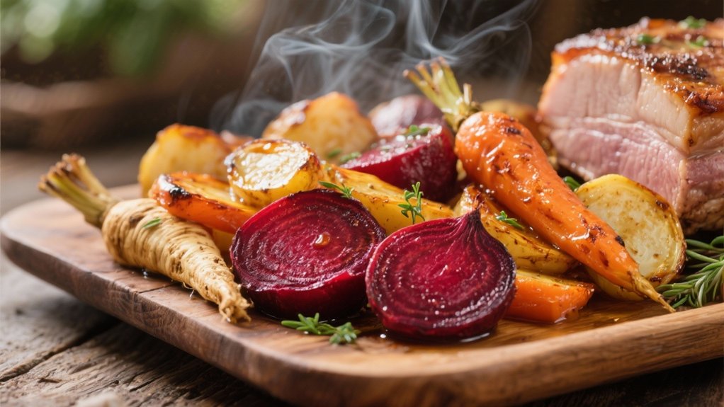 colorful roasted vegetable medley