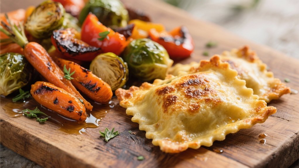 colorful roasted vegetable medley