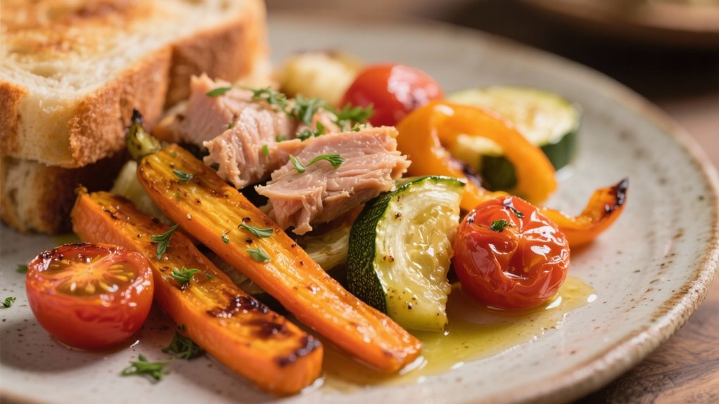 colorful roasted vegetable medley