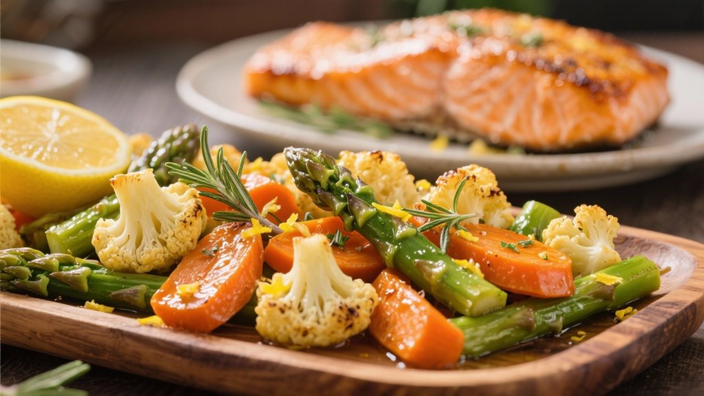 colorful roasted vegetable medley