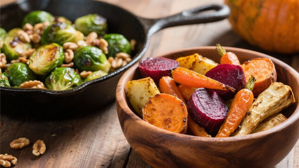 colorful roasted vegetable medley