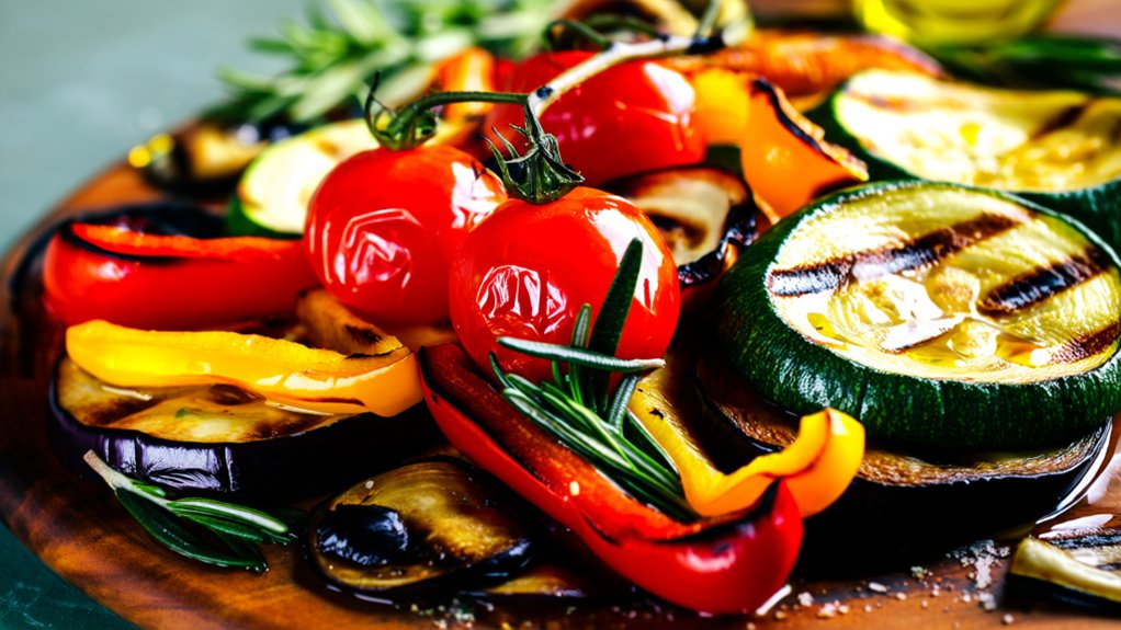 colorful roasted vegetable medley