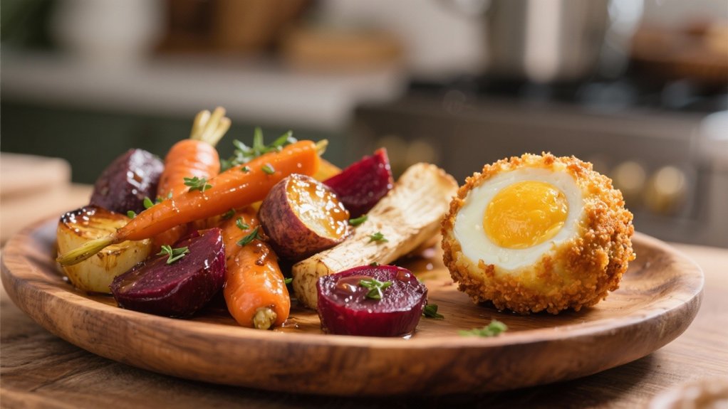 colorful roasted vegetable medley