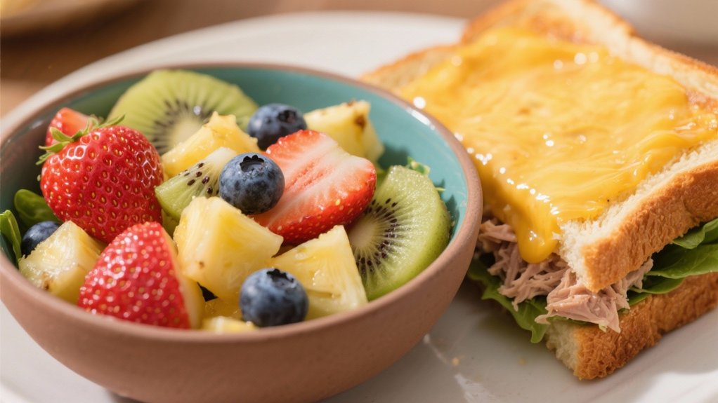 colorful seasonal fruit salad