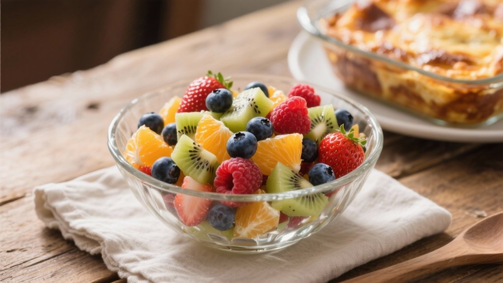 colorful seasonal fruit salad