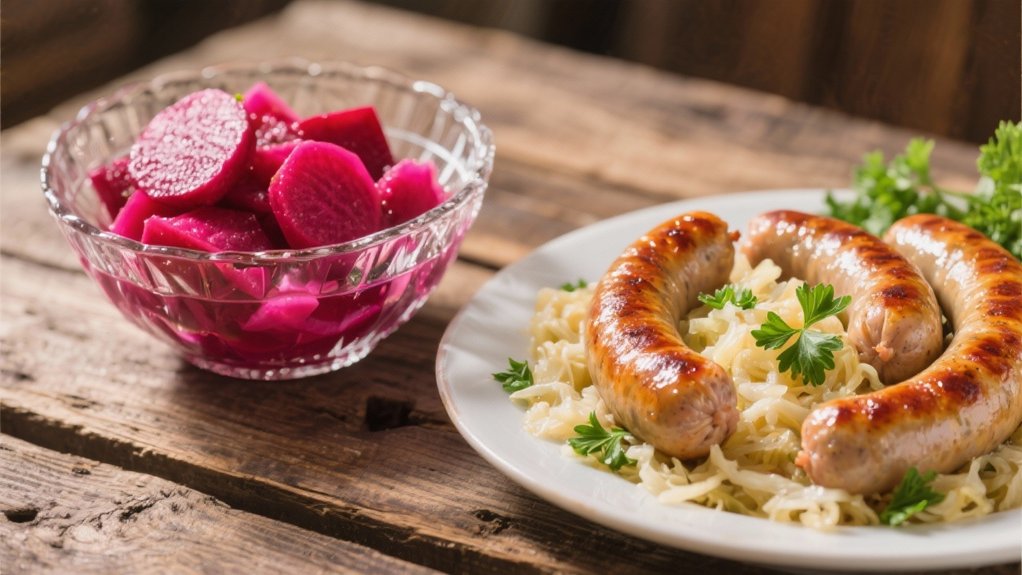 colorful tangy beet accompaniment