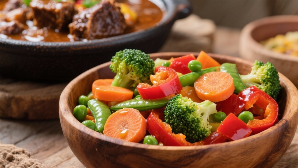 colorful vegetable stir fry