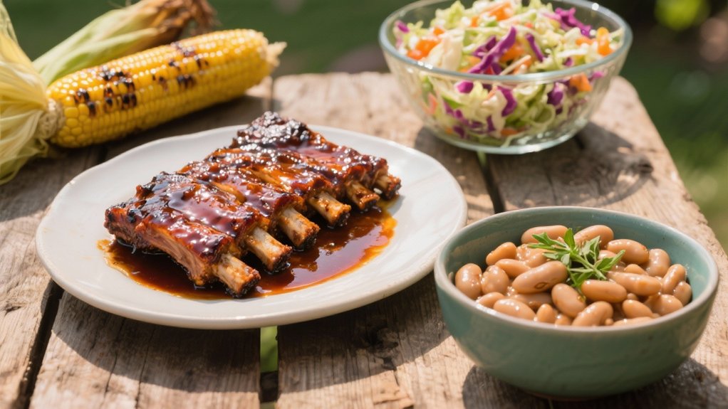 comforting barbecue rib pairing