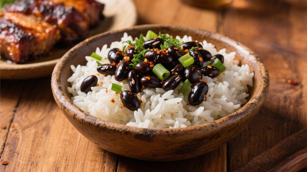 comforting black beans rice