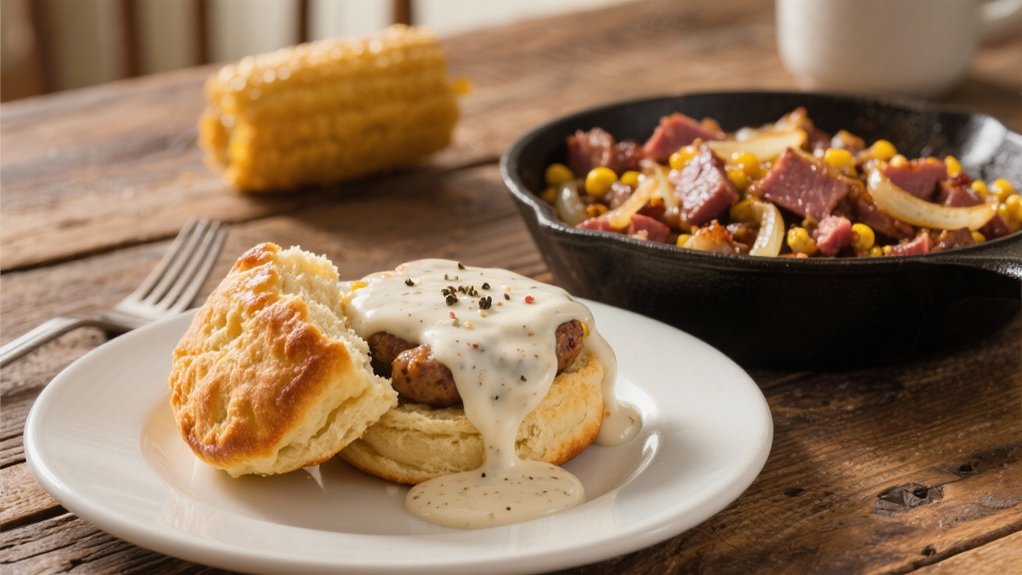 comforting breakfast biscuit dish