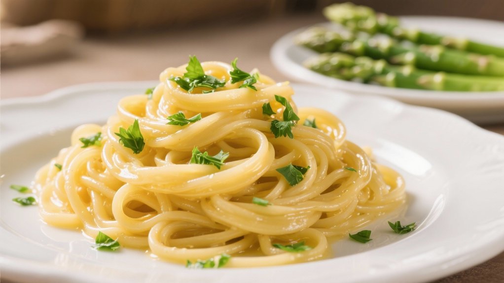 comforting buttered egg noodles