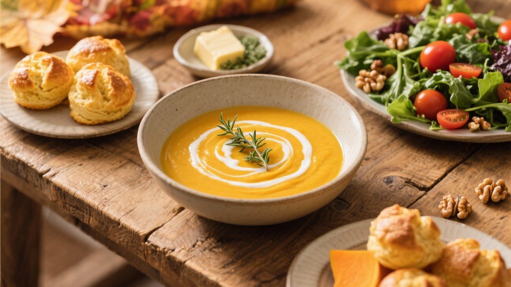 comforting butternut squash soup
