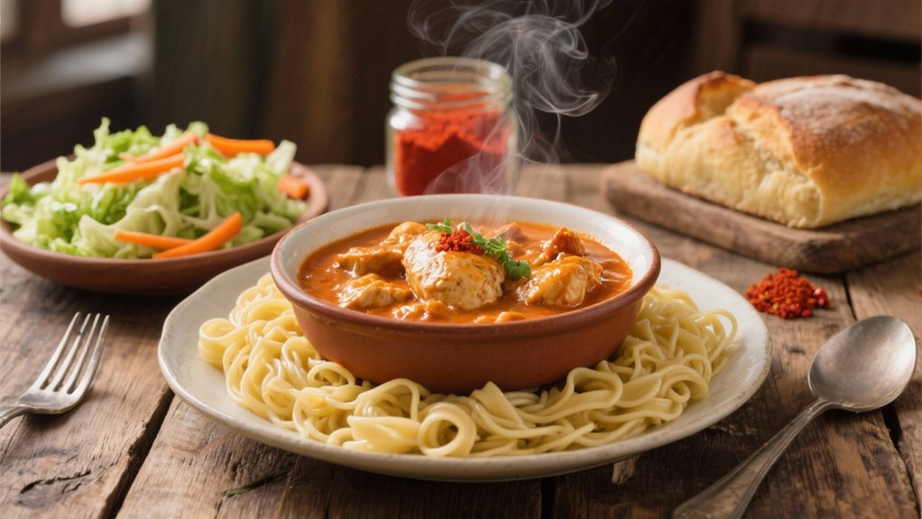 comforting chicken paprikash variations