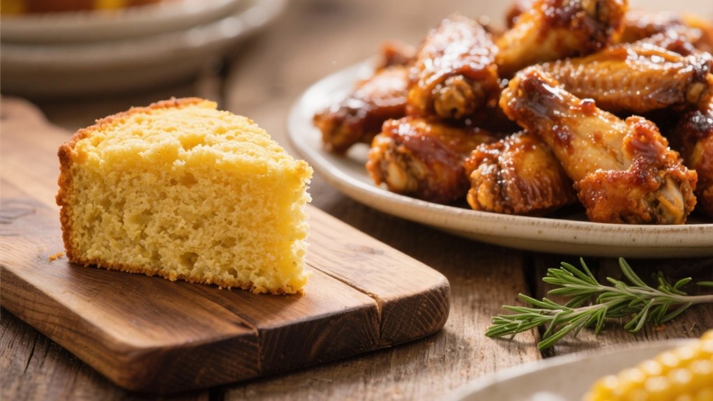 comforting cornbread for wings