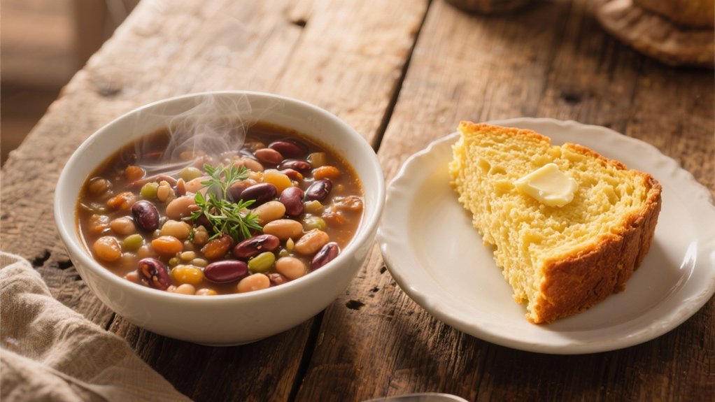comforting cornbread soup pairing