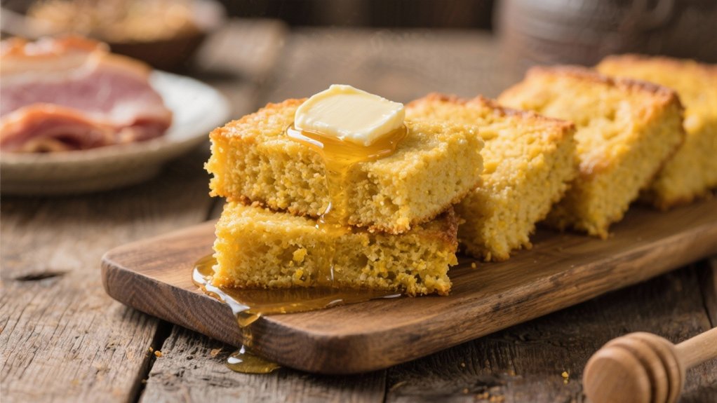 comforting cornbread with sweetness