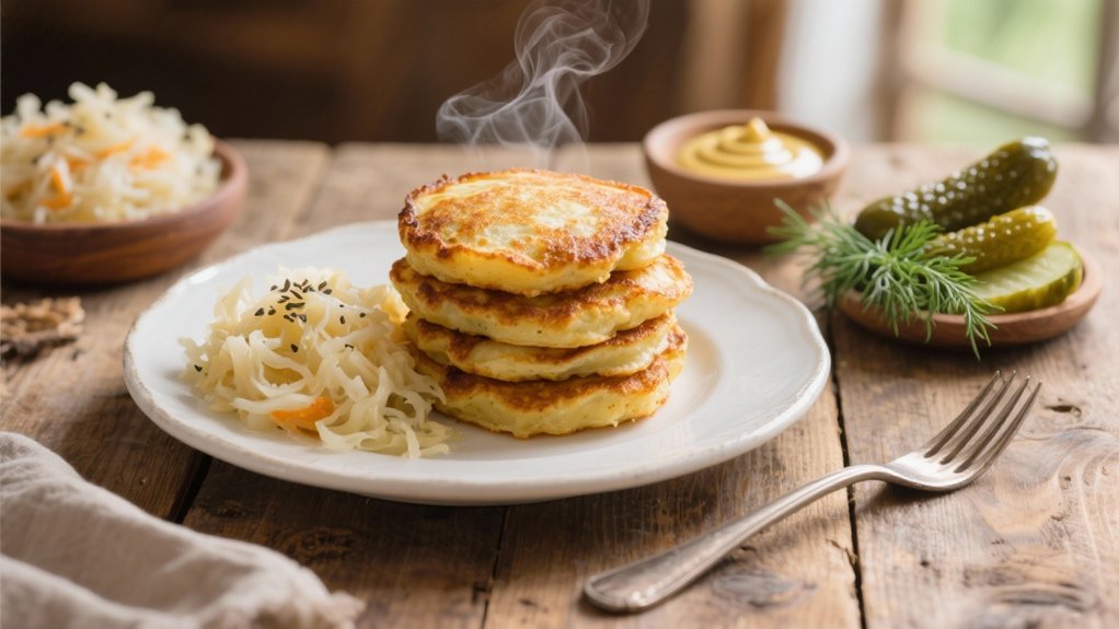 comforting crispy potato pancakes