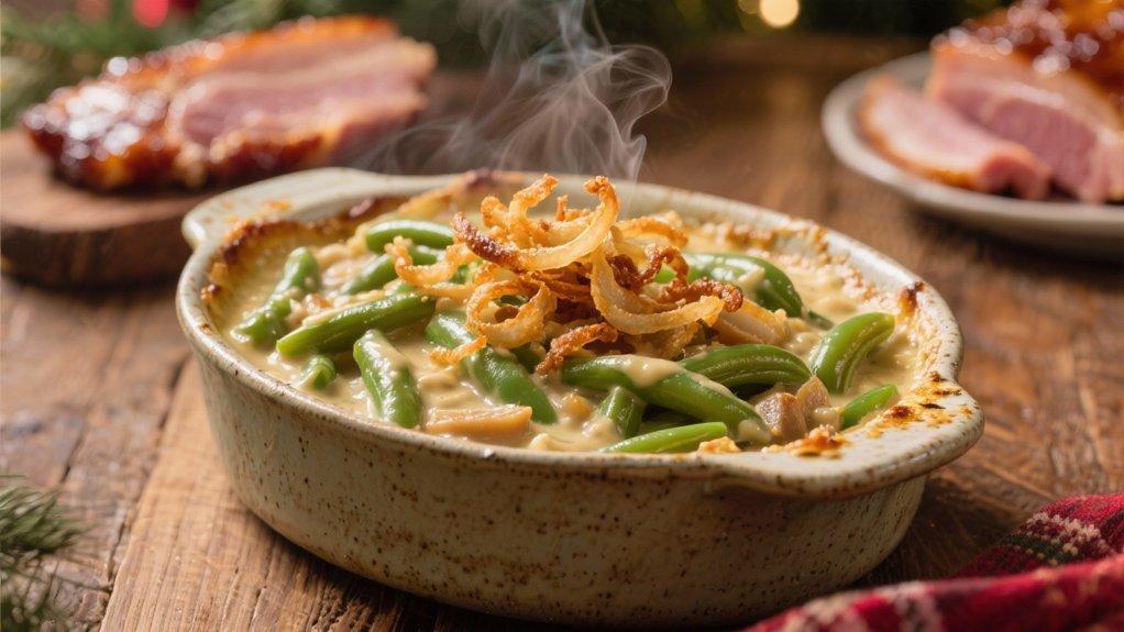 comforting crunchy green beans