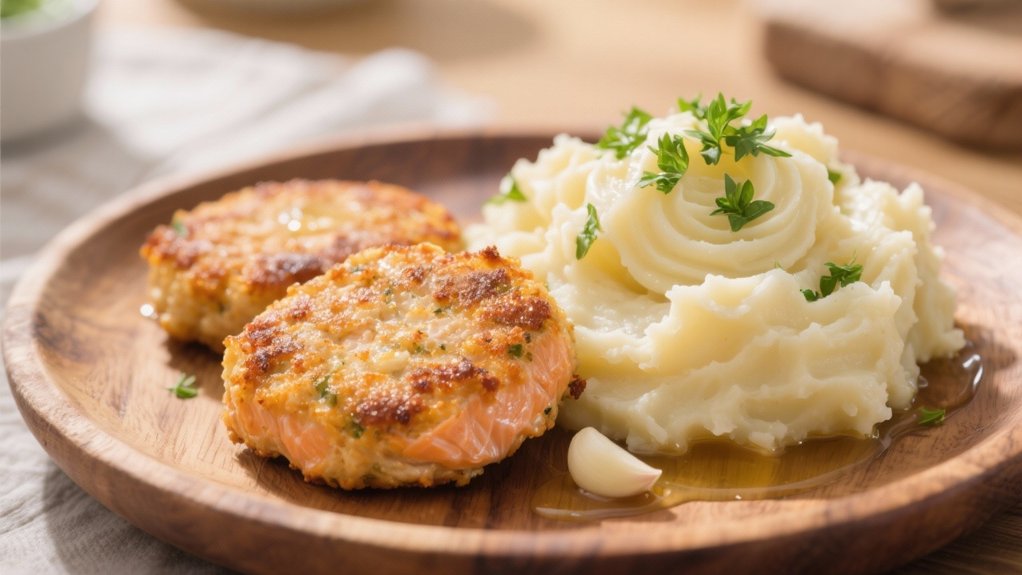 comforting garlic mashed potatoes