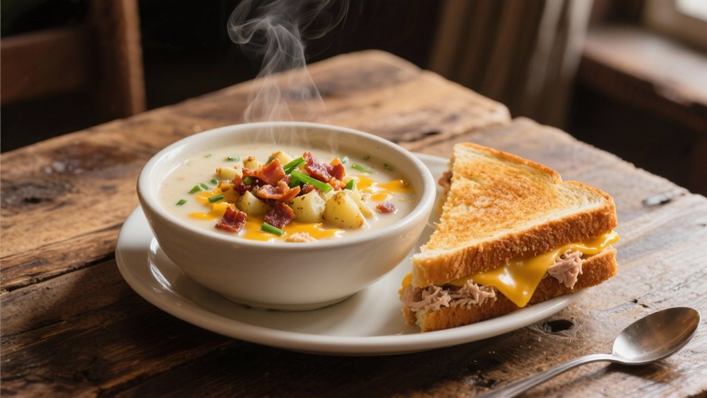 comforting loaded potato soup