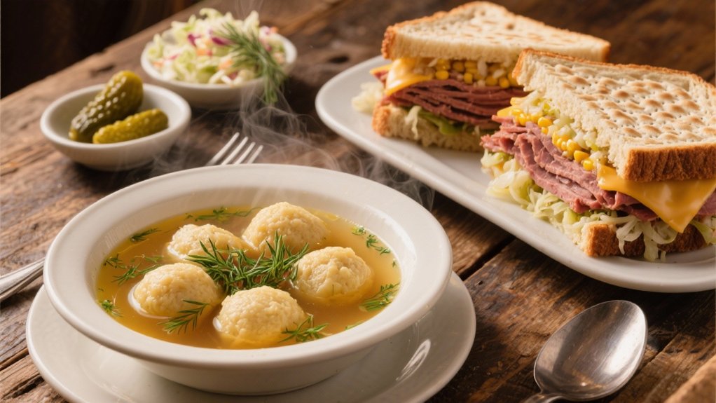comforting matzo ball soup
