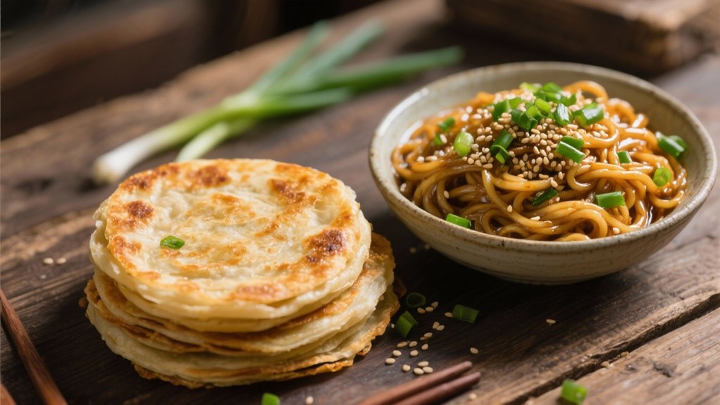 comforting nutty sesame noodles