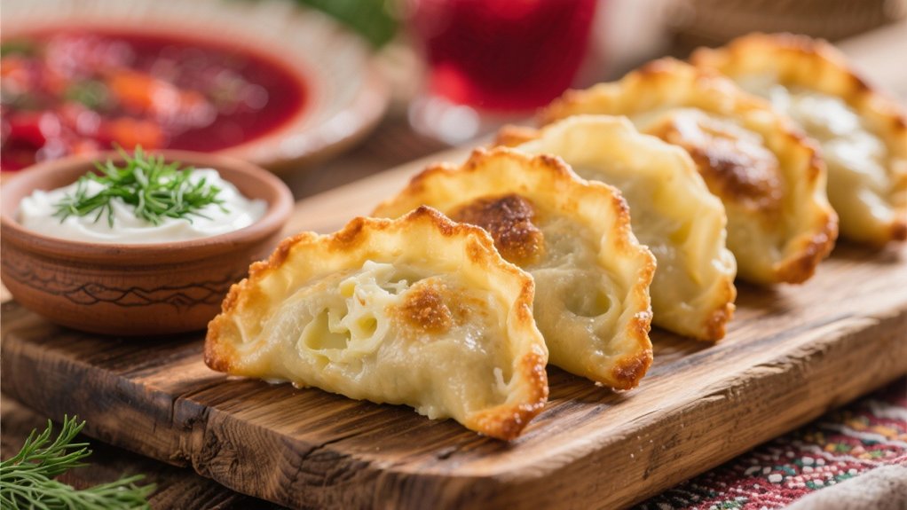 comforting pierogi soup pairing