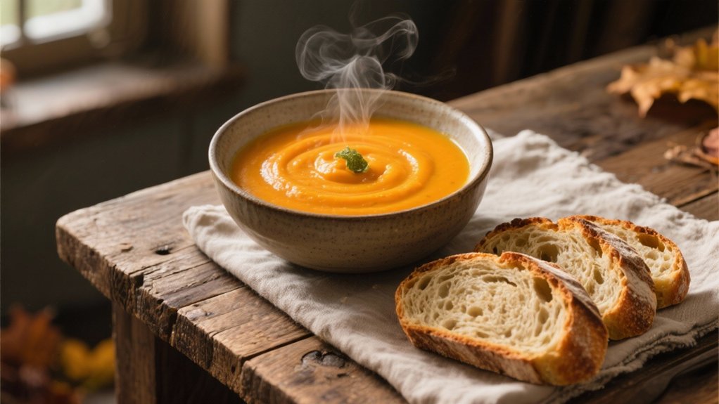 comforting pumpkin soup pairing