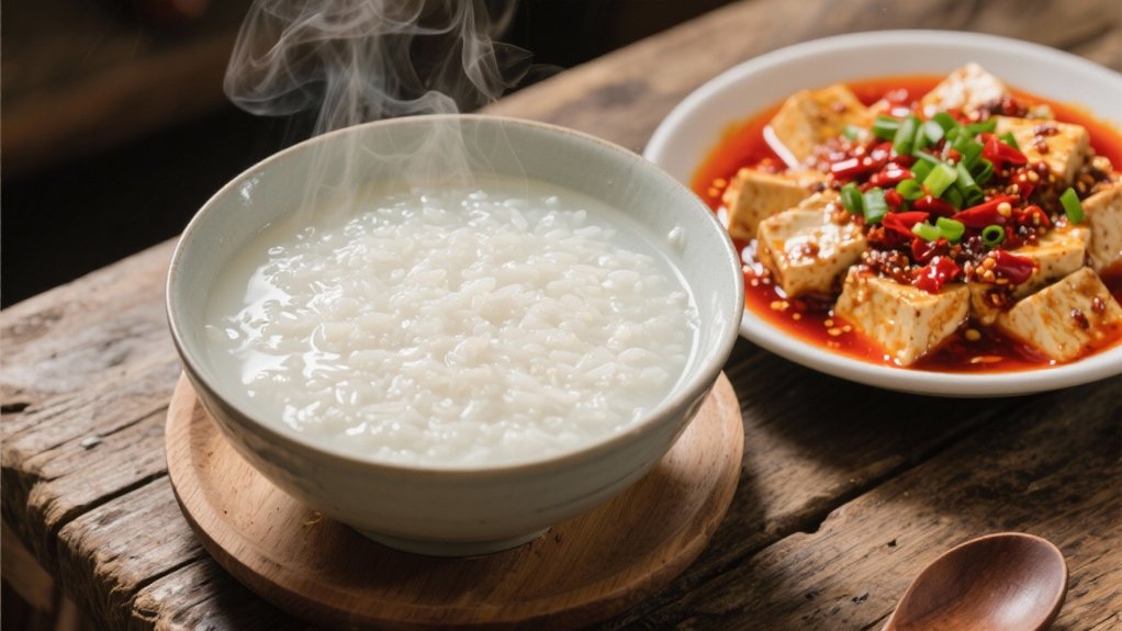 comforting silky rice porridge